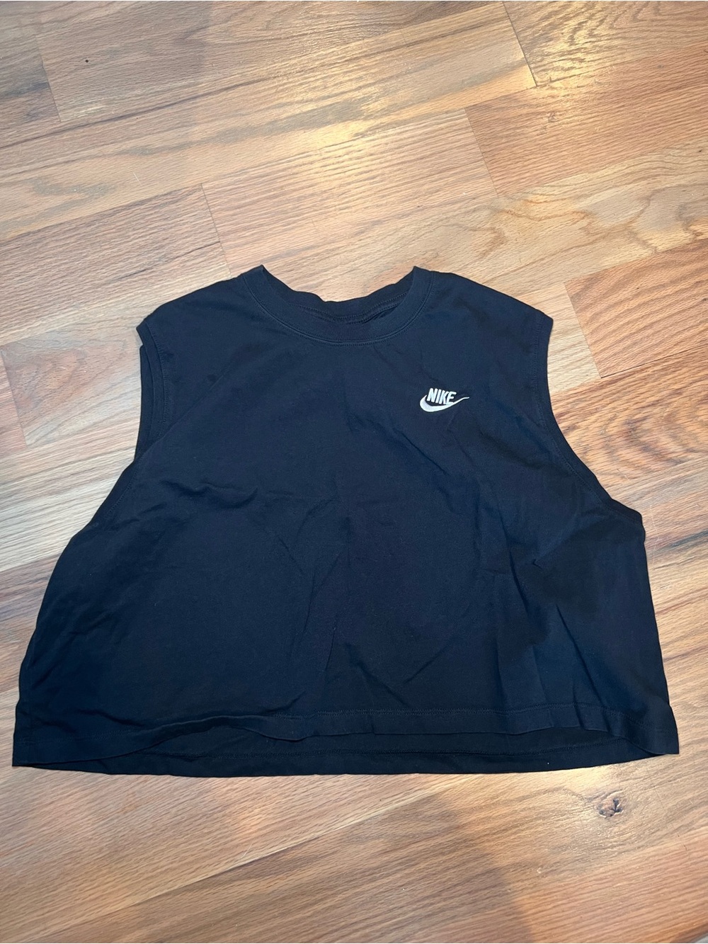 Nike Black Tee with Interior Care Tag